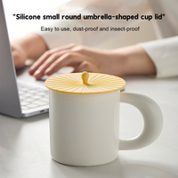 Couvercles de tasses en silicone de qualité alimentaire Couvercles multicolores pour tasses à thé Couvre-tasses flexibles réutilisables pour garder la boisson au chaud ou au froid