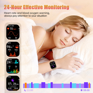 Đối Với Lige Bwqx17 Smartwatch GPS Vị Trí La Bàn Quay Số Cuộc Gọi Máu Oxy Màn Hình Tuổi thọ Pin Dài Cho Android Trí Thông Minh Email - Product Image 4