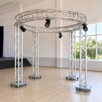 Arco Curvo Personalizado de Aluminio, Estructura Circular Segmentada para Escenarios, Eventos, Iluminación de Exhibiciones