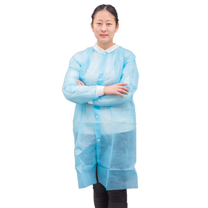 Robe chirurgicale d'isolement jetable non tissée imperméable respirante pour médecin/chirurgien/patient/visiteur/hôpital - Product Image 1