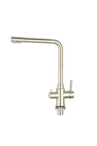 <span class=keywords><strong>Grifo</strong></span> de Cocina de Acero Inoxidable 304 con <span class=keywords><strong>Doble</strong></span> Manija y 3 Vías, <span class=keywords><strong>Grifo</strong></span> de Agua Fría y Caliente - Product Image 5