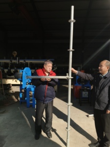 Tự động giàn giáo vòng khóa máy hàn đường may Thiết bị hàn PLC thiết yếu bánh răng cho giàn giáo dây chuyền sản xuất - Product Image 5