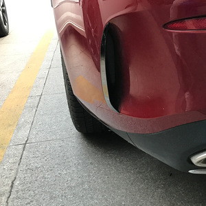 Mercedes-Benz E-Class Coupe C238 Rear Bumper Canard Surround Piano Black Carbon Fiber Texture Exterior Decal Modification - Product Image 3