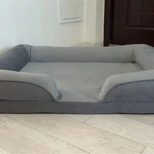 Venta caliente accesorios de lujo para mascotas cama portátil perro sofá cama fácil de limpiar Deluxe perro cojín camas - Product Image 2