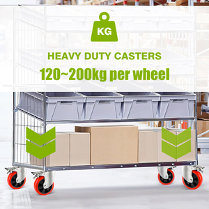 Mittel-und Hoch leistungs rad 6 "Pu Silent Universal rad mit Brems-Industrie rollen - Product Image 4