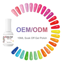 KUDAN Gel à ongles professionnel 80 couleurs, vernis à ongles en gel non toxique, faible odeur, longue durée, outils de manucure DIY, vernis à ongles en gel UV