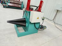 Machine à cintrer les plaques coniques 10x1500, plieuse hydraulique à 3 rouleaux pour tour éolienne