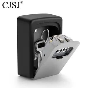 CH-801 lock factory top quality wall mount holder metal 4 digit key safe storage box