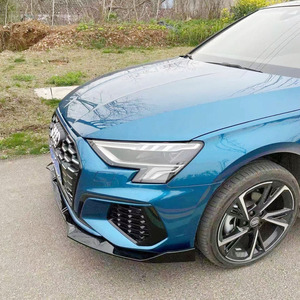 ฝาครอบกระจกมองข้าง Audi A3L สีดำเงา รุ่นปี 21-22 สไตล์สปอร์ต ชุดเต็ม พร้อมลิ้นกันชนหน้าแบบแต่ง - Product Image 4