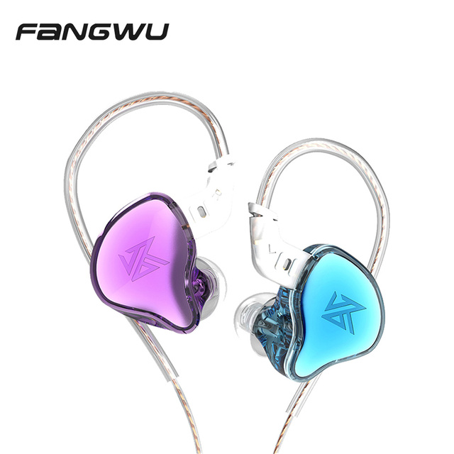 KZ EDC Wired Earphones HIFI Bass Earbuds in Ear Monitor Headphones Sport Noise Cancelling Game Headset