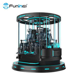 9D thực tế ảo ghế roller coaster VR máy bay VR trò chơi 360 độ Quay chuyến bay thực tế ảo mô phỏng roller coaster - Product Image 4