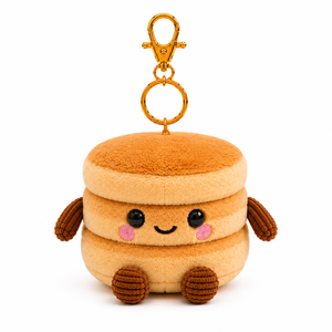 Llavero de Peluche Kawaii de Panqueques, Bonito Colgante de Peluche Suave de <span class=keywords><strong>la</strong></span> <span class=keywords><strong>Serie</strong></span> Panadería, Adorno para Bolsos, Juguete de Regalo - Product Image 3