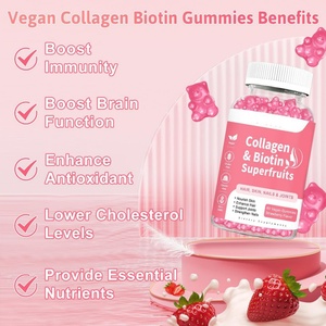 Gomitas Multivitamínicas de Frutas para el Cuidado de la Piel con Zinc, Biotina y Colágeno, Gomitas Multivitamínicas Personalizadas para Mujeres, Gomitas Herbales - Product Image 2