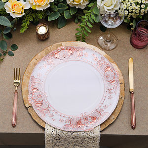 <span class=keywords><strong>Eleganti</strong></span> stoviglie rotonde <span class=keywords><strong>sottopiatti</strong></span> da 13 pollici decorazione matrimonio piatti trasparenti caricabatterie - Product Image 2