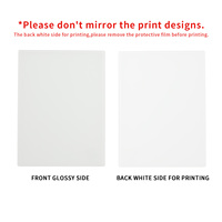 Cadre photo en verre vierge avec support, prêt pour la sublimation et l'impression personnalisée, cadre photo personnalisé, vente en gros, fournitures cadeaux