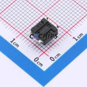 TS110426065 Tactile Switch SMD-4P,6x6mm Switch Single Pole Single Throw Round Button 2.6N 6.5mm - Product Image 2