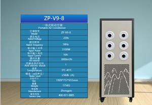 BIBO Wholesale Industrial <b>Portable</b> <b>AC</b> Motor Air Conditioner 12000BTU 3100W Floor Standing R32 R410A Low Power Consumption - Product Image 5