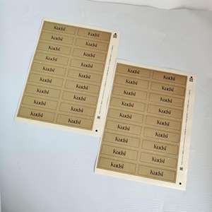 Autocollants personnalisés en papier texturé pour logo d'entreprise, étiquettes de salutation imprimées sur mesure pour scellage - Vente en gros - Product Image 4