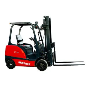 Electric Forklift 4 Wheel Seat Forklift 1 Tons 3m Lithium Battery Lead Battery Small Forklift Truck