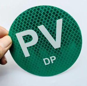 Etiqueta adhesiva de unidad fotovoltaica Pv de grabado láser de fábrica de impresión personalizada - Product Image 1