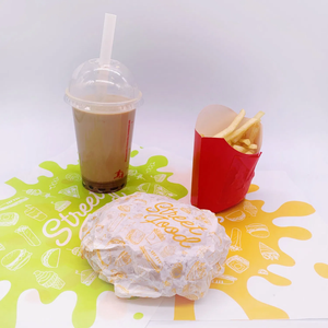 Safe Food Grade Custom Pattern <b>Paper</b> Envelopes Disposable Wrapping Sheets for Burger Sandwich - Product Image 4