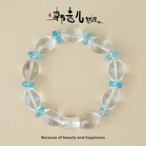 Bracelet artisanal en pierres précieuses, bijoux élastiques en cristal de guérison, style minimaliste unisexe pour le quotidien et les cadeaux - Product Image 4