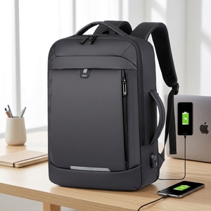 Men's Satchel <b>Bag</b> Work <b>Bag</b> Laptop Travel Backpack Large Capacity Waterproof USB Anti-Theft School Laptop - Product Image 1