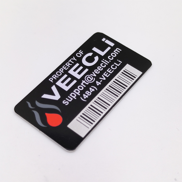 Wholesale Metal Anodized Aluminum Barcode 39 and 93 Barcode Tracking Asset Tags; Custom Metal Tags.