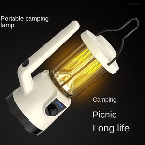 New Romantic High Power Searchlight and Led Lantern 2 in 1 TYPE-C Rechargeable Outdoor <b>Waterproof</b> Modern Led Camping <b>Light</b> - Product Image 2
