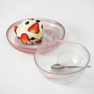 Ensemble de vaisselle en verre blanc nuage pour la maison et la restauration, vente en gros - Product Image 3