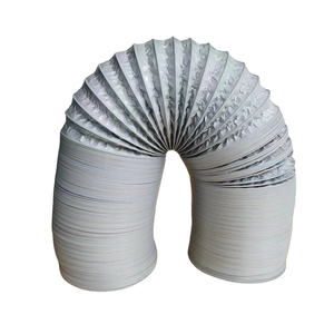 Pvc gris blanc DN255 feuille d'aluminium double couche composite <span class=keywords><strong>tuyau</strong></span> de ventilation de climatisation centrale - Product Image 2