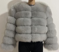 Manteau en fausse fourrure pour femme, super tendance automne-hiver, veste courte en fausse fourrure de renard, duveteuse, haute qualité, 5XL, manteaux en fourrure pour femmes