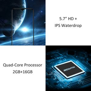 Haute Qualité LEAGOO <span class=keywords><strong>M12</strong></span> 2 GO + 16 GO Visage D'identification 5.7 pouces Goutte D'eau Écran Android 9.0 Crépuscule - Product Image 2