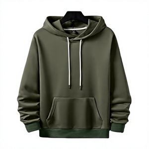 Sweat-shirt à capuche mi-zippé doublé pour homme, couleur bordeaux unie, avec logo cerf, coupe classique, tricoté, 100% numérique, design personnalisé, pour tenue formelle - Product Image 2