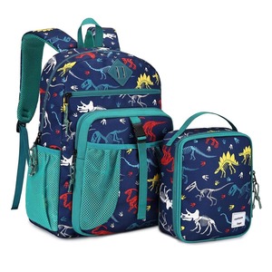 Ensemble de sacs <span class=keywords><strong>à</strong></span> dos 2-en-1 pour la <span class=keywords><strong>maternelle</strong></span> et la préscolaire, motif dinosaures, avec <span class=keywords><strong>sac</strong></span> <span class=keywords><strong>à</strong></span> déjeuner pour enfants garçons - Product Image 1