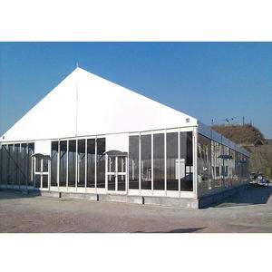 Tente de stockage extérieure robuste à grand cadre en aluminium, imperméable, avec toit incurvé industriel en PVC TFS - Product Image 6