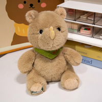 Peluche Hippopotame Personnalisée Ultra Douce Rembourrée en Coton PP, Coussin pour le Confort des Enfants, Cadeau d'Anniversaire
