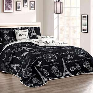 Colchas <span class=keywords><strong>de</strong></span> tamaño King para cama, juego <span class=keywords><strong>de</strong></span> edredón <span class=keywords><strong>de</strong></span> microfibra suave, ligero y estampado, venta al por mayor - Product Image 3