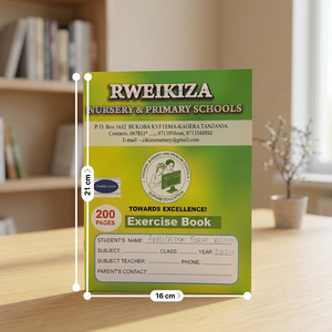 Cahier d'exercices scolaires 100 pages, papier ligné double, couverture rigide, cahier d'étudiant pour enfants, usage en classe primaire et pratique scolaire - Product Image 4