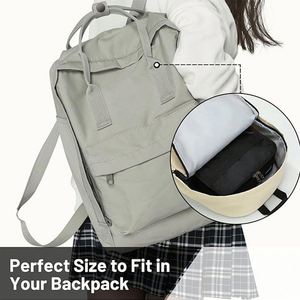 Sac Isotherme Portable de Luxe MiniCooler avec Poignée, Motif Lettres, Sac Fourre-tout Décontracté pour le Travail/École, en Feuille d'Aluminium et Tissu Oxford 600D - Product Image 3