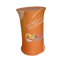 Nappe de table pliante en polyester extensible, carrée, unie, avec protection de 6 pieds, impression personnalisée en gros pour événements et fêtes