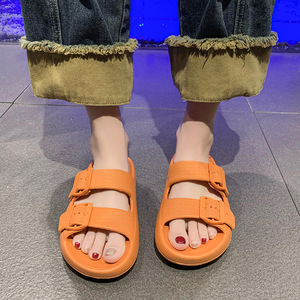 Sandales ouvertes en EVA personnalisées avec logo, confortables, semelle antidérapante, pantoufles d'intérieur pour hommes et femmes - Product Image 2