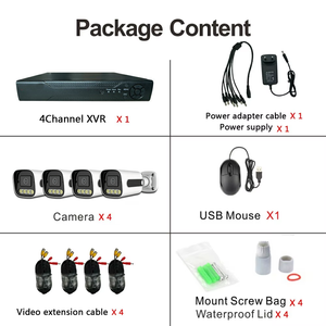 กล้องวงจรปิดแบบอะนาล็อก 4CH ระบบเฝ้าระวัง 2MP 5MP AHD NVR ชุด IP66 การมองเห็นตอนกลางคืนการตรวจจับการเคลื่อนไหวการตรวจสอบกล้องรักษาความปลอดภัย - Product Image 3
