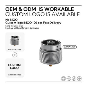 <span class=keywords><strong>Adaptateur</strong></span> de gaz de camping en aluminium personnalisable Accessoire de cuisine d'extérieur durable Convient précisément au connecteur de poêle au <span class=keywords><strong>butane</strong></span> Camping - Product Image 6