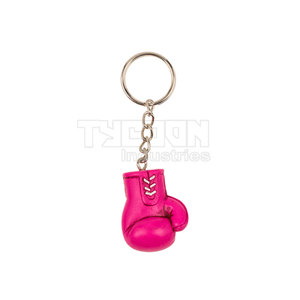Mini porte-clés de boxe personnalisé en cuir véritable Excellente performance Mini porte-clés de boxe en cuir de vachette avec prix de gros - Product Image 2