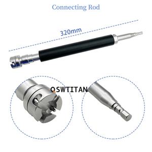 Instrumen alat Reamer asetabular ortopedi Set untuk instrumen operasi penggantian sendi pinggul hewan peliharaan - Product Image 2