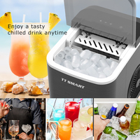 Machine à Glaçons Bullet Mini Instantanée Électrique 220V Intelligente de Comptoir en Plastique, Nouvelle, de Haute Qualité, de Chine, pour Cuisine, Modèle 2025