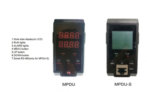 Tête intelligente avec écran LCD, module Vertical <span class=keywords><strong>OU</strong></span> personnalisés de type britannique BS1363, rs232, montage sur support pdu 21 voies avec fonction d'alarme, 16a, 240/250V - Product Image 2