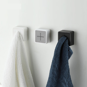 Porte-serviettes en silicone pour salle de bain, support de cuisine, crochets muraux pour torchons à main avec clips d'aspiration - Product Image 1