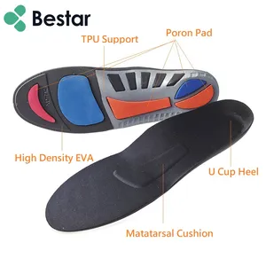 Komfortable EVA TPU Orthesen Plattfuß Poron Einlegesohlen für Schuhe Arch Support Pad für Planta rfasziitis